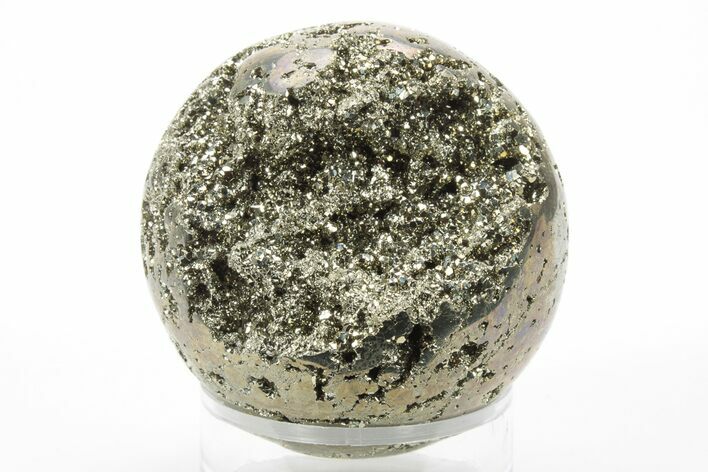 Polished Pyrite Sphere - Peru #228369